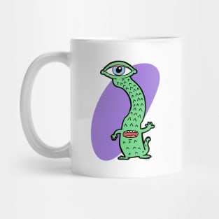 Alien Art | Goofy Retro 90s UFO Design Mug